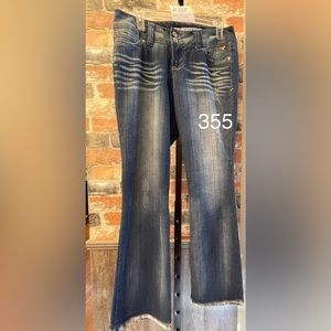 GRANE JEANS, Selma Low Rise, Curvy, Bootcut,Size Junior 9 Regular